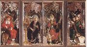 PACHER, Michael Altarpiece of the Earyly Chuch Fathers Spain oil painting artist